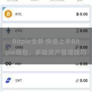 Bitpie全新 快速上手Bitpie钱包，多链资产管理技巧